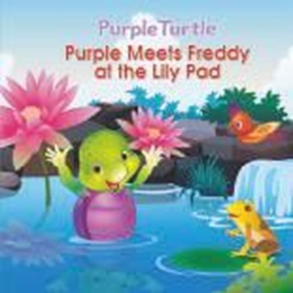 Picture of Purple Meets Freddy at the Lily Pad