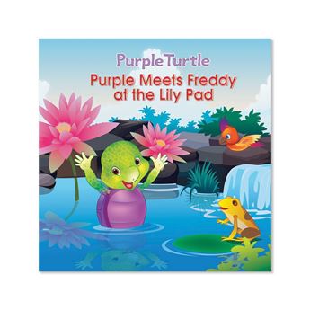 Picture of Purple Meets Freddy at the Lily Pad